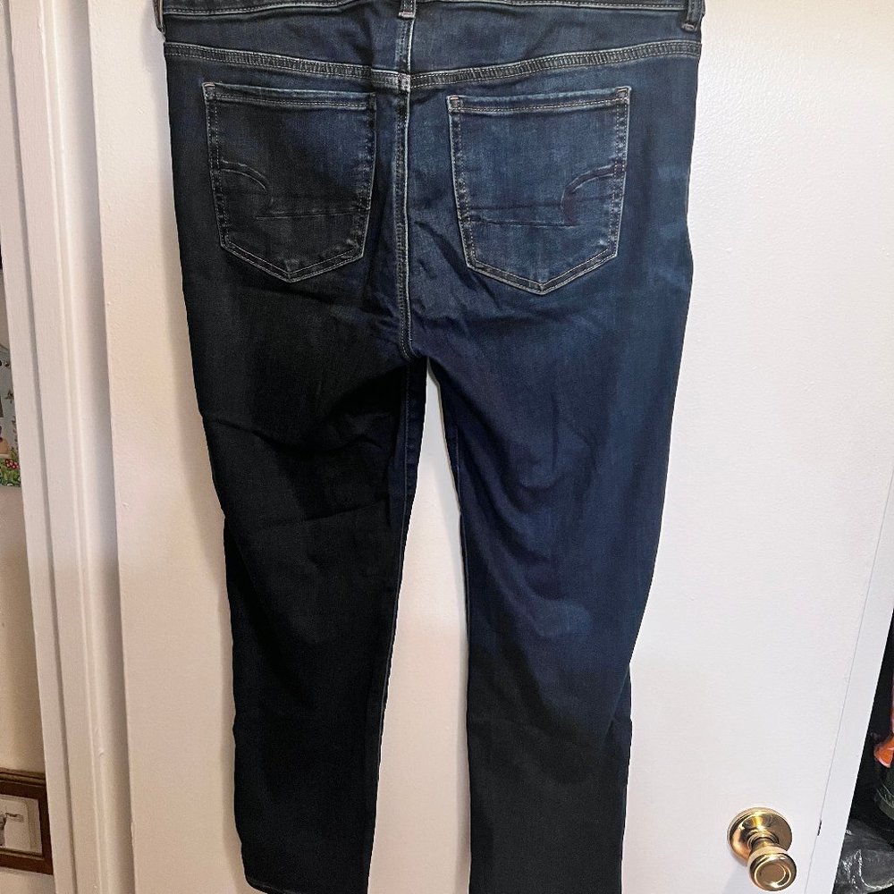 American Eagle artist crop demin capri